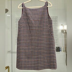 Rebecca Taylor Black and White Houndstooth Mini Dress